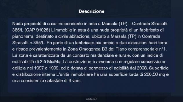 Immobile in asta di 206 m² con più di 5 locali in vendita a Marsala - Foto 9
