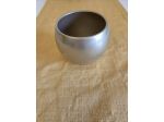 Vaso porta vasi in ceramica opaca made in EU color oro opaco.