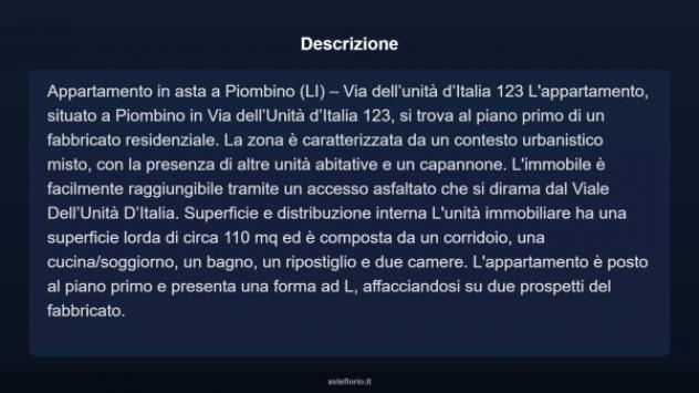 Immobile in asta di 110 m² in vendita a Piombino - Foto 17
