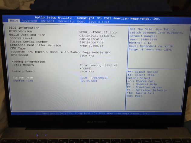 Notebook Microtech CoreBook R5 Argento - Foto 3