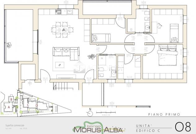 APPARTAMENTO di 4 vani e di 125 mq (CAERANO DI SAN MARCO) rif. BL097 B_1 - Foto 15