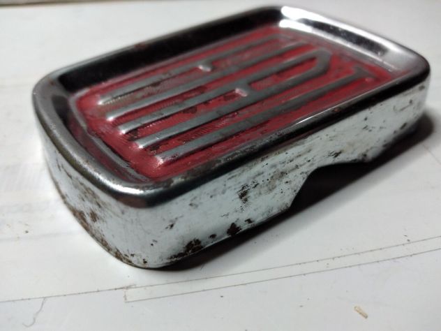 VECCHIO LOGO FIAT IN METALLO ANNI 50 PER COFANO ANTERIORE - Foto 2