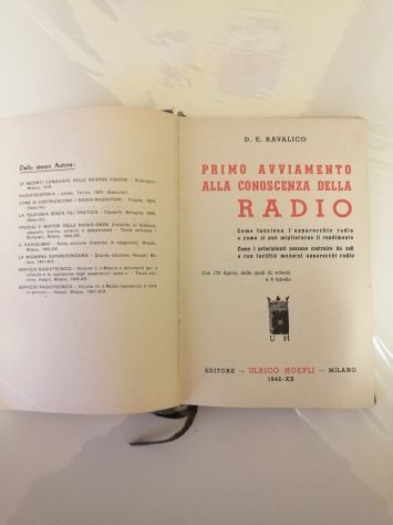PRIMO AVVIAMENTO ALLA CONOSCENZA DELLA RADIO (1942) - Foto 3