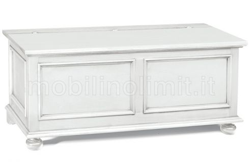Cassapanca (120x44) - Bianco opaco - Nuovo