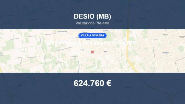 Immobile in asta di 224 m², box auto in vendita a Desio