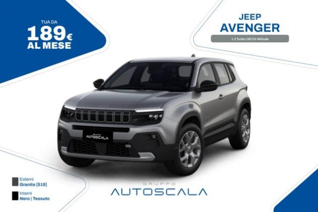JEEP Avenger 1.2 Turbo 100 CV Altitude rif. 23909370