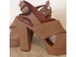 Sandali Open Toe Plateau tacco donna Tg 37