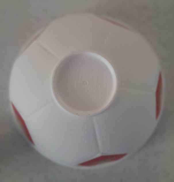 Pringles Foot Bowl forma di mezzo pallone da calcio Nuovo mai usato. La ciotola - Foto 4