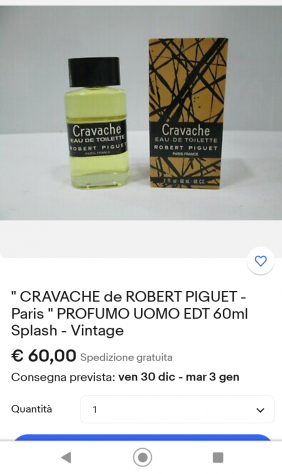 Profumo da uomo originale...Cravache... - Foto 6