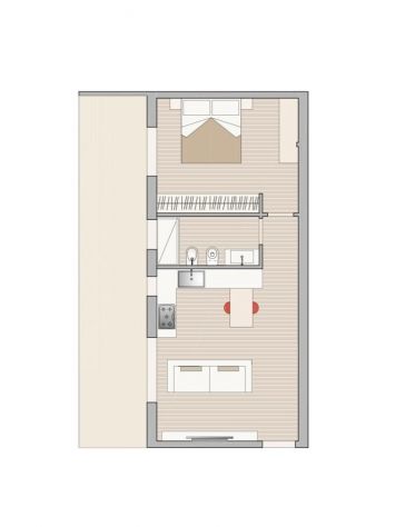 A. De Gasperi piano terra bivani accessoriati cortili privati - Foto 3