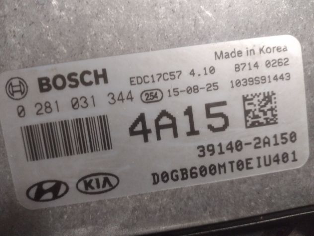 Centralina motore 0281031344 HYUNDAI i20 II (GB, IB) 391402A150 | 391402A150 | - Foto 7