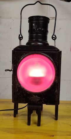 LAMPADA FERROVIARIA VINTAGE - Foto 2