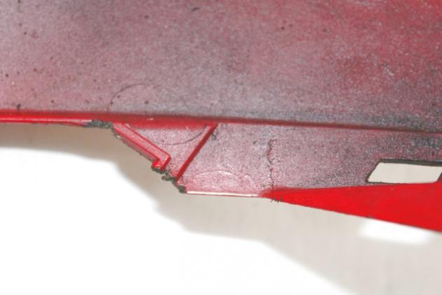 HONDA VFR 800 F 64325MJMD00ZA CARENA CENTRALE SINISTRA RC97 14 - 16 LEFT MIDDLE FAIRING 64325MJMD000 GRAFFI ATTACCH DANNEGGIATI - Foto 8