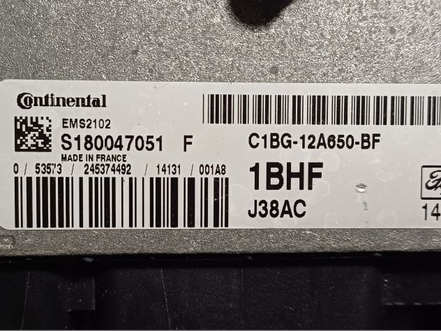 CONTINENTAL EMS2102 S180047012A FORD FIESTA VII 1.25i 82HP AV21-12A650-CA V2CA A - Foto 6