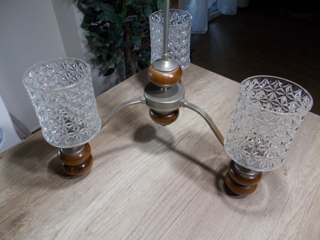 Lampadario a tre luci (Vintage) - Foto 4