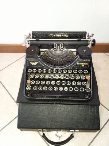 Macchina da scrivere "Continental 34" Made in Germany anni 30'