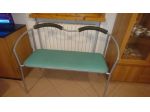 Divano con seduta in pelle