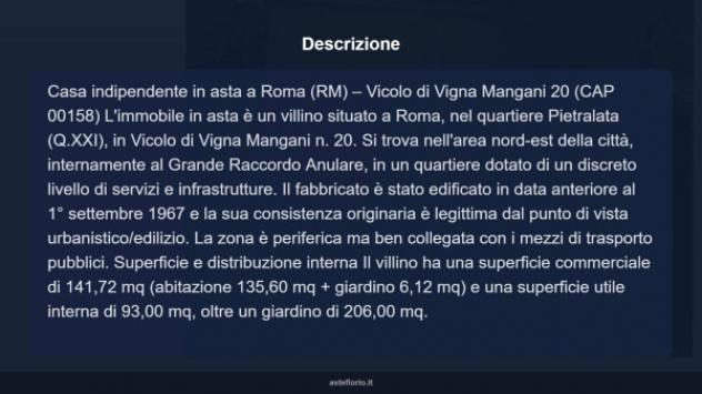 Immobile in asta di 143 m² con più di 5 locali in vendita a Roma - Foto 14
