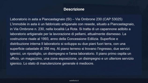 Immobile in asta di 356 m² in vendita a Piancastagnaio - Foto 6