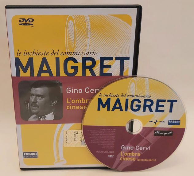 DVD L'Ombra cinese 2°parte.Le inchieste del commissario Maigret Dino Cervi