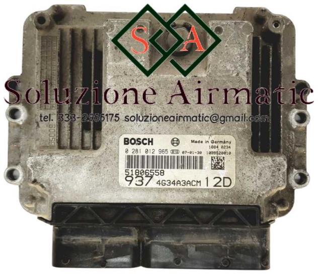 0281012965 51806558 Alfa 147 1.9 centralina motore Bosch