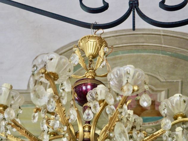Lampadario stile Barocco in cristallo - Foto 4