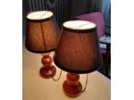 Abat jour in legno h25 cm  con cappello a pinza nuovi