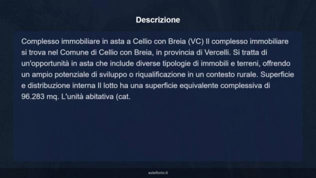 Immobile in asta di 96283 m² in vendita a Cellio con Breia - Foto 9