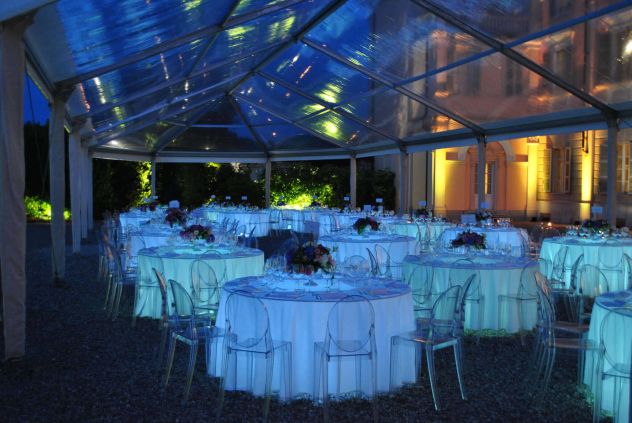 Noleggio affitto tensostrutture crystal trasparenti matrimoni Lago Maggiore - Foto 4