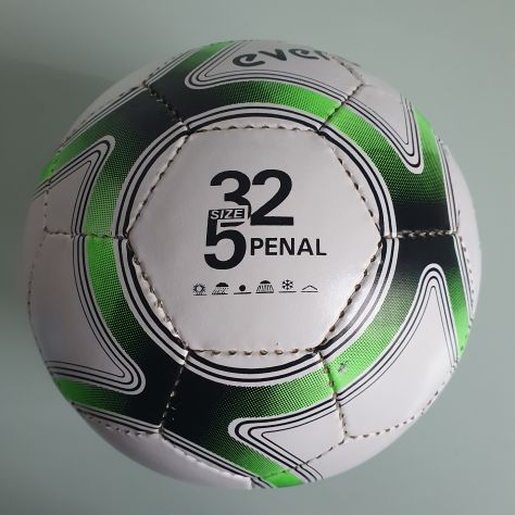 Pallone Da Calcio In Cuoio - Nuovo - Bianco e Verde - Size 5 - Foto 3