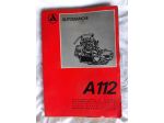 AUTOBIANCHI A 112 CATALOGO PARTI DI RICAMBIO ORIGINALE