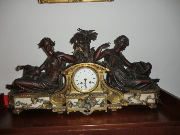 Orologio francese da tavolo di grandi dimensioni