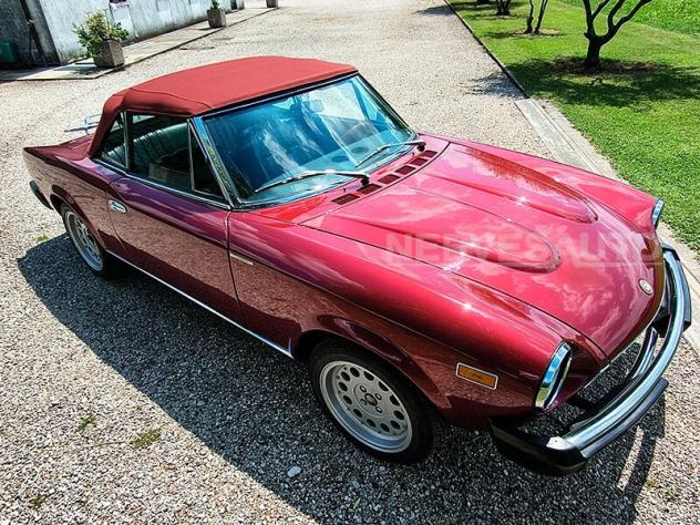 Fiat 124 Spider 2000 Rosso Ciliegia Interni Neri CRS Anno 1981 - Foto 2