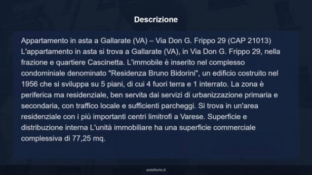 Immobile in asta di 77 m² in vendita a Gallarate - Foto 16