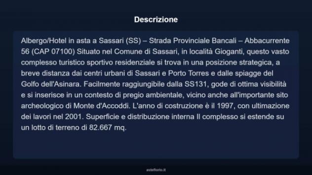 Immobile in asta di 82667 m² in vendita a Sassari - Foto 5