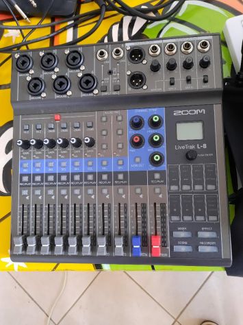 Mixer Digitale Zoom L8 Con Custodia Originale.