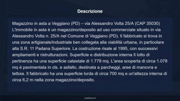Immobile in asta di 1778 m² in vendita a Veggiano - Foto 10