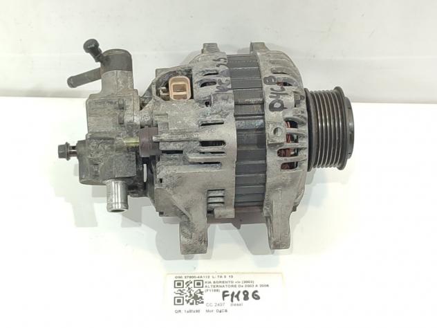 ALTERNATORE KIA Sorento 1° Serie 37800-4A112 D4CB diesel 2497 (0206) - Foto 2