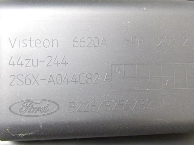 2S6X-A044C82-AD RIVESTIMENTO TUNNEL CENTRALE PARTE POSTERIORE FORD FIESTA 1.4 B 59KW 5M 5P (2002) RICAMBIO USATO - Foto 2