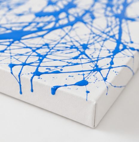 Quadro dipinto a mano Jackson Pollock moderno contemporaneo - Foto 3