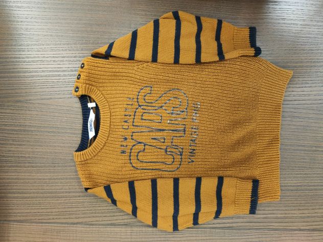 Primigi Chicco 24 mesi 2 anni 2 pantaloni 1 camicia 3 maglioni 7 pezzi - Foto 6