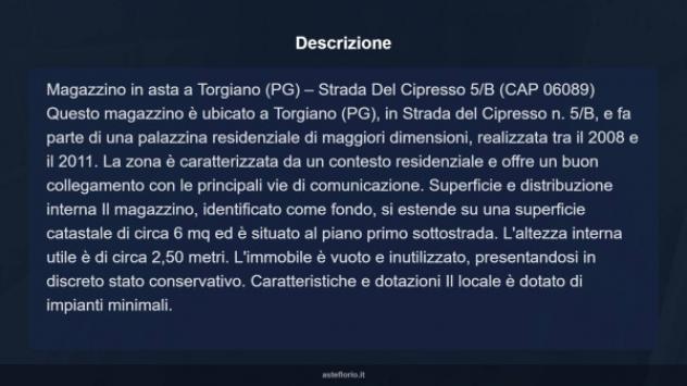 Immobile in asta di 6 m² in vendita a Torgiano - Foto 6
