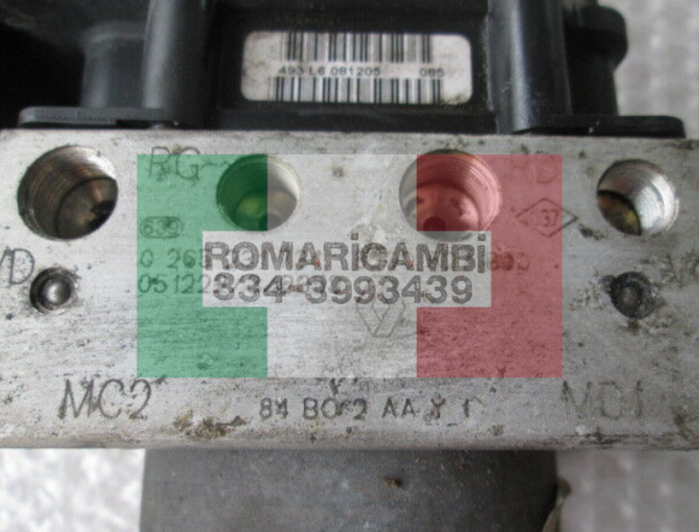 Renault Scenic 1.9 centralina gruppo pompa ABS 8200527890