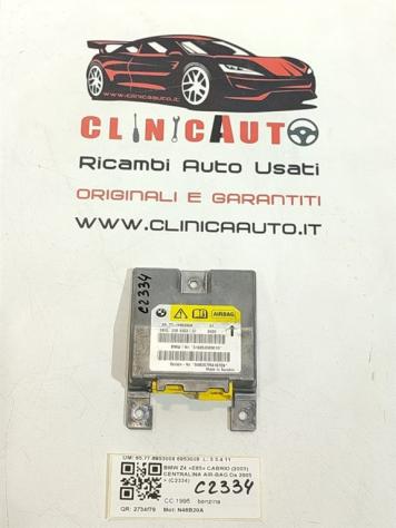 CENTRALINA AIRBAG BMW Z4 E85/E86 65.77-6953009 6953009 N46B20A (0209)
