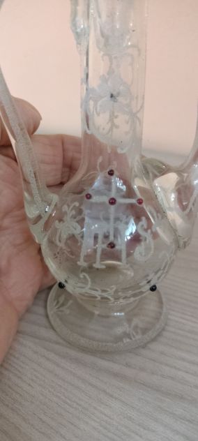 R137 - UNICO E ANTICO VERSATOIO IN VETRO DI MURANO. - Foto 2