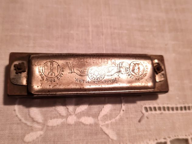 M. HOHNER "PICCOLO" Armonica, Made Germany , anni ' 40 tonalità G . - Foto 3