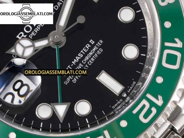 Rolex Replica GMT MASTER II 126720 904L SS 1:1 MIGLIOR EDIZIONE SUL BRACCIALE JUBILEE 3285 - Foto 5