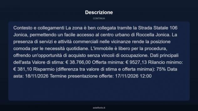 Immobile in asta di 84 m² in vendita a Roccella Ionica - Foto 18