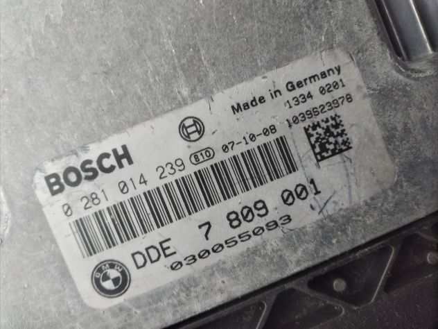 CENTRALINA MOTORE BOSCH 0281014239 BMW SERIE 1 E87 318D BMW 3 Serie E90 2.0 Moto - Foto 6
