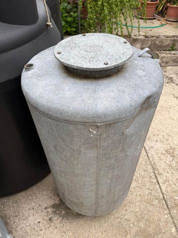 SERBATOIO ZINCATO 300 LITRI VERTICALE - Foto 4